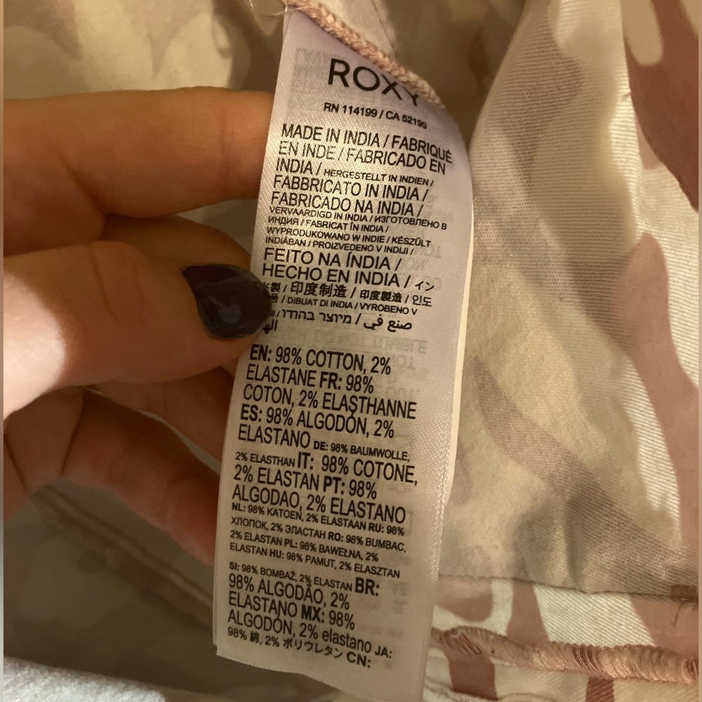 Roxy Hawaiian 🌺 Cotton Trousers - Picture 9 of 12